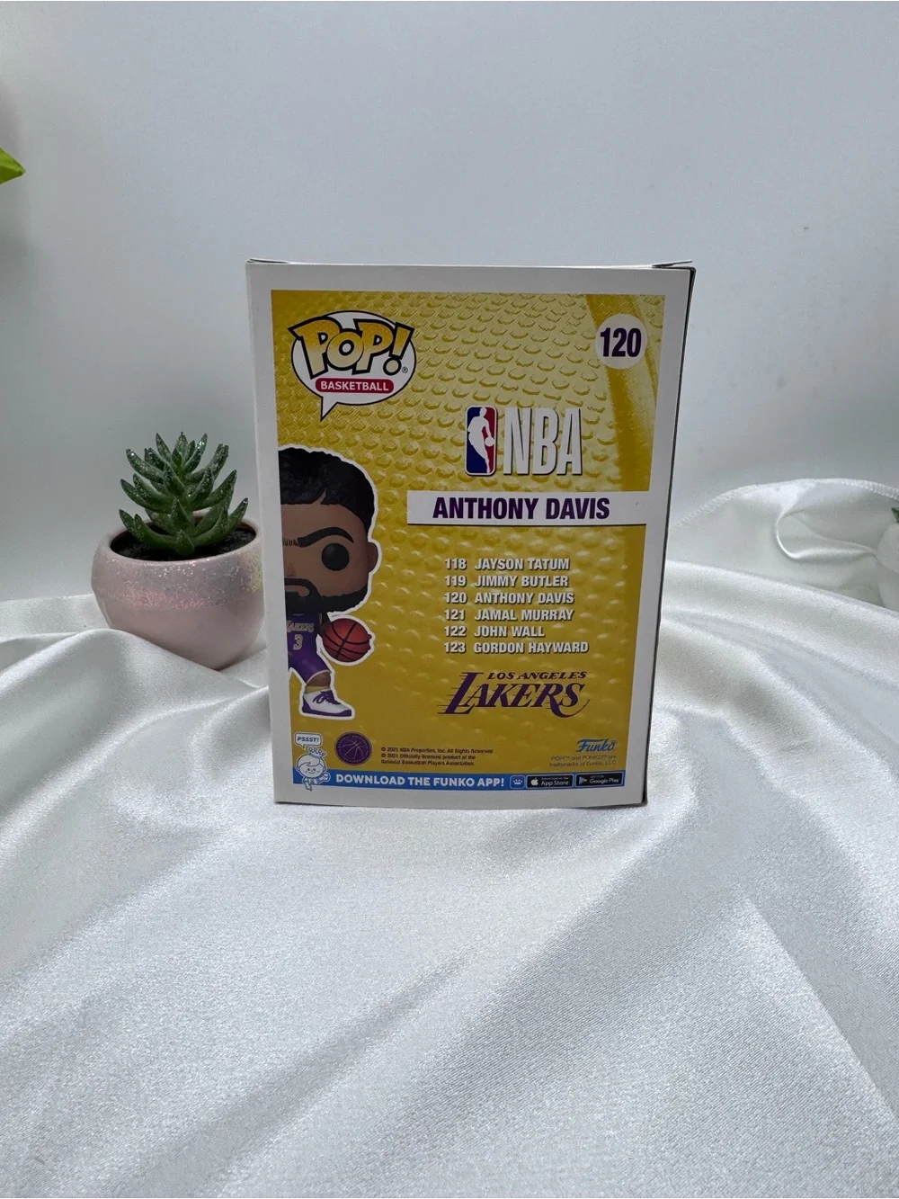 Funko Pop! Los Angeles Lakers Anthony Davis Purple and Gold #120